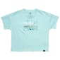 Girls (7-16) adidas® Short Sleeve Repeating Text Loose Fit Tee - image 2