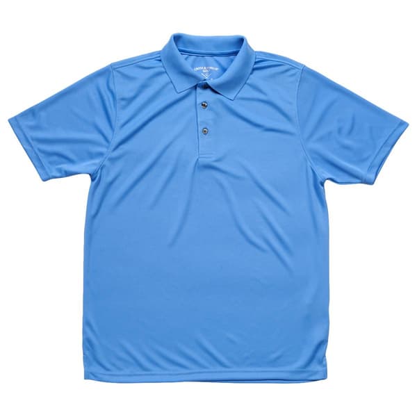Mens Cross & Winsor&#174; Solid Rice Stitch Golf Polo