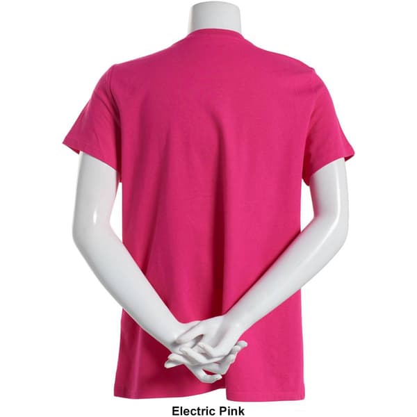 Womens Calvin Klein Performance Carbon Peach Neck Top