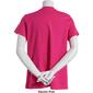 Womens Calvin Klein Performance Carbon Peach Neck Top - image 2