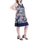 Plus Size 24/7 Comfort Apparel Floral Knee Length Shift Dress - image 3