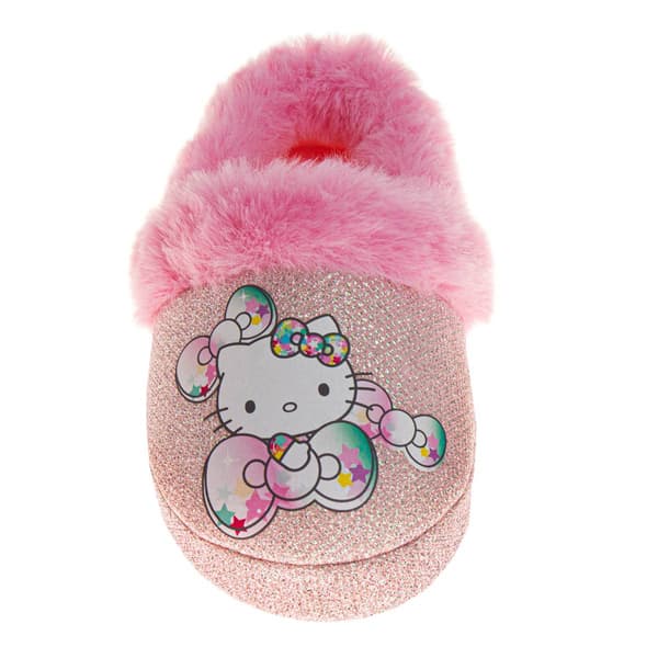 Little Girls Hello Kitty&#174; Glitter Slippers