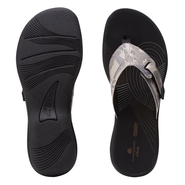 Womens Clarks® Cloudsteppers™ Brinkley Jazz Camo Flip Flops