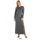Womens 24/7 Comfort Apparel Long Sleeve Sheath Maxi Dress - image 5