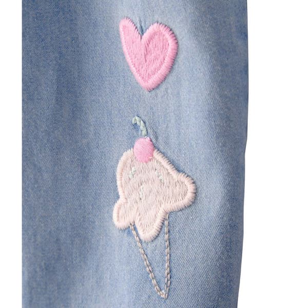 Baby Girl (3-24M) Carter''s® Heart & Cherry Chambray Jumpsuit