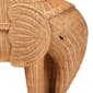 bali & pari Elissa Bohemian Light Honey Rattan Elephant End Table - image 4