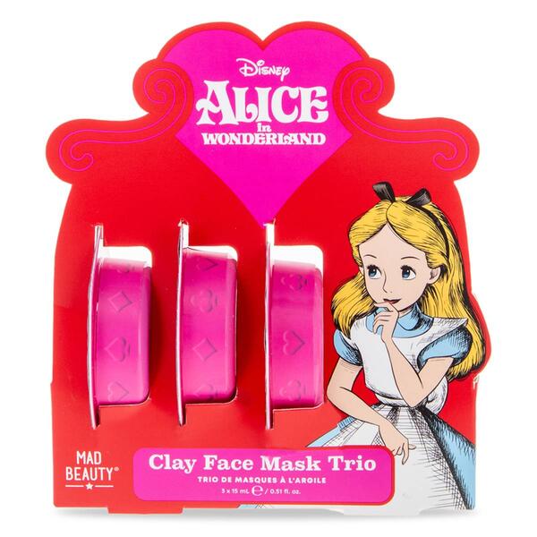 Mad Beauty Alice in Wonderland Clay Face Masks Trio - image 