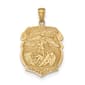 Unisex Gold Classics&#40;tm&#41; 14kt. Yellow Gold Large St. Michael Pendant - image 1