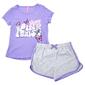 Girls &#40;7-16&#41; Dream Star Sequin Butterfly & Dolphin Shorts Set - image 1
