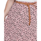 Plus Size NY Collection Belt Waist Dot Chiffon Maxi Skirt - image 4