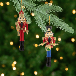 Northlight 2pk. Nutcracker King & Soldier Christmas Ornaments