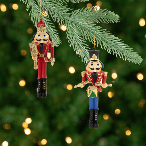 Northlight 2pk. Nutcracker King & Soldier Christmas Ornaments