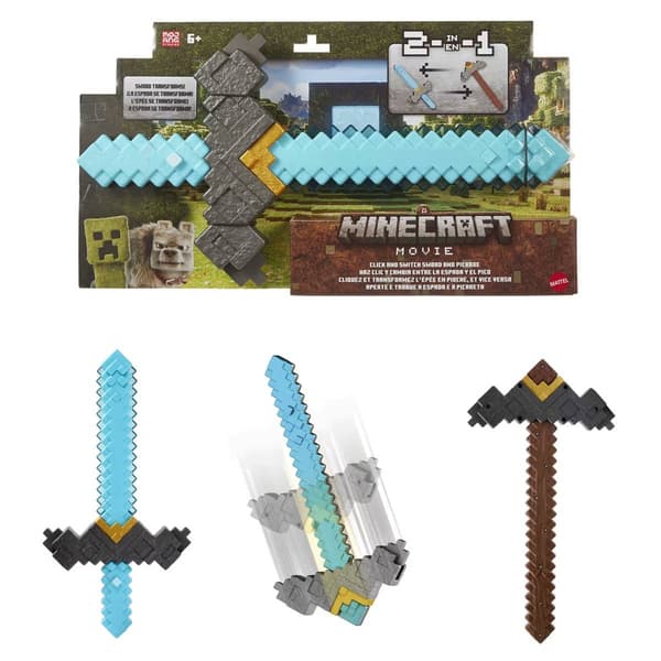 Minecraft Click & Switch Sword & Pick Axe