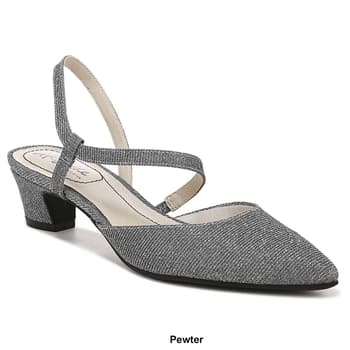 Womens LifeStride Minimalist Fabric Slingback Pumps - Boscov's