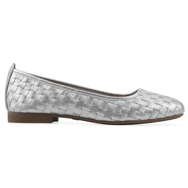 Womens White Mountain Boccie Ballet Flats
