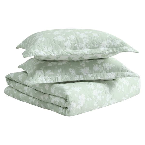 Laura Ashley Adorabelle Silhouette Reversible Quilt Set