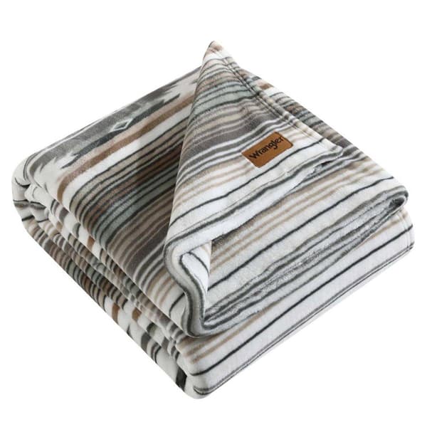 Wrangler Coyote Sands Plush-Fleece Blanket - image 