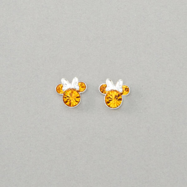 Disney Minnie Mouse November Birthstone Earrings - image 