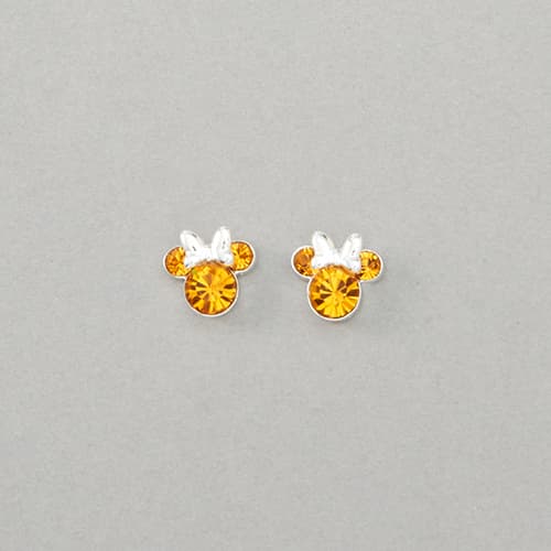 Disney Minnie Mouse November Birthstone Earrings - image 