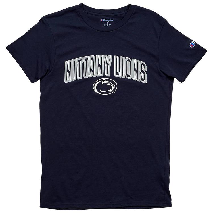 Mens Champion(R) PSU Short Sleeve Crew Neck Tee