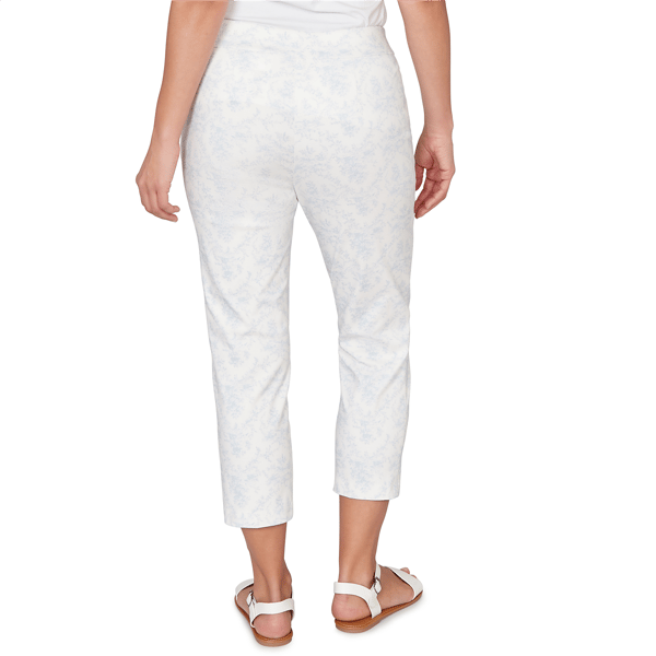 Womens Emaline Limoncello Sunrise Floral Pull On Capris