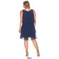 Plus Size SLNY Sleeveless Chiffon Tier Shift Dress - image 2