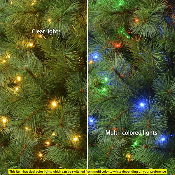 Puleo International 9ft. Pre-Lit LED Lights Wyoming Pine Tree