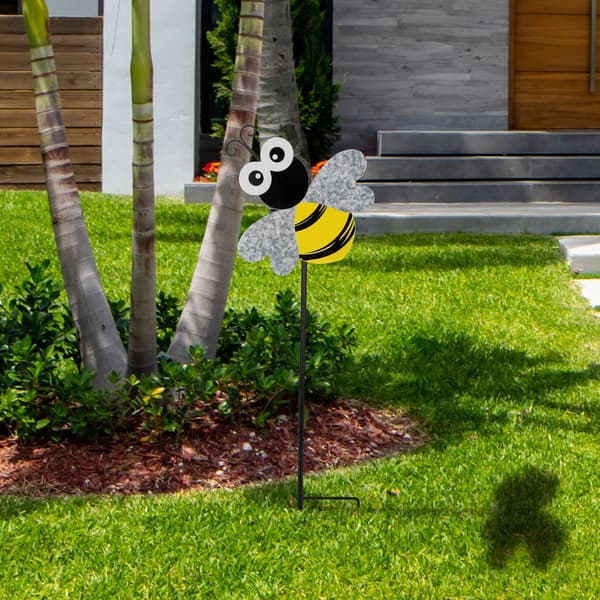 Northlight Seasonal Bee Metal Outdoor Garden Stake