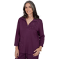 Womens Alfred Dunner Good To Go Floral Applique Sweatshirt - image 3