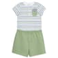 Baby Boy &#40;3-12M&#41; Little Me&#174; Pocket Elephant Shorts Set - image 3