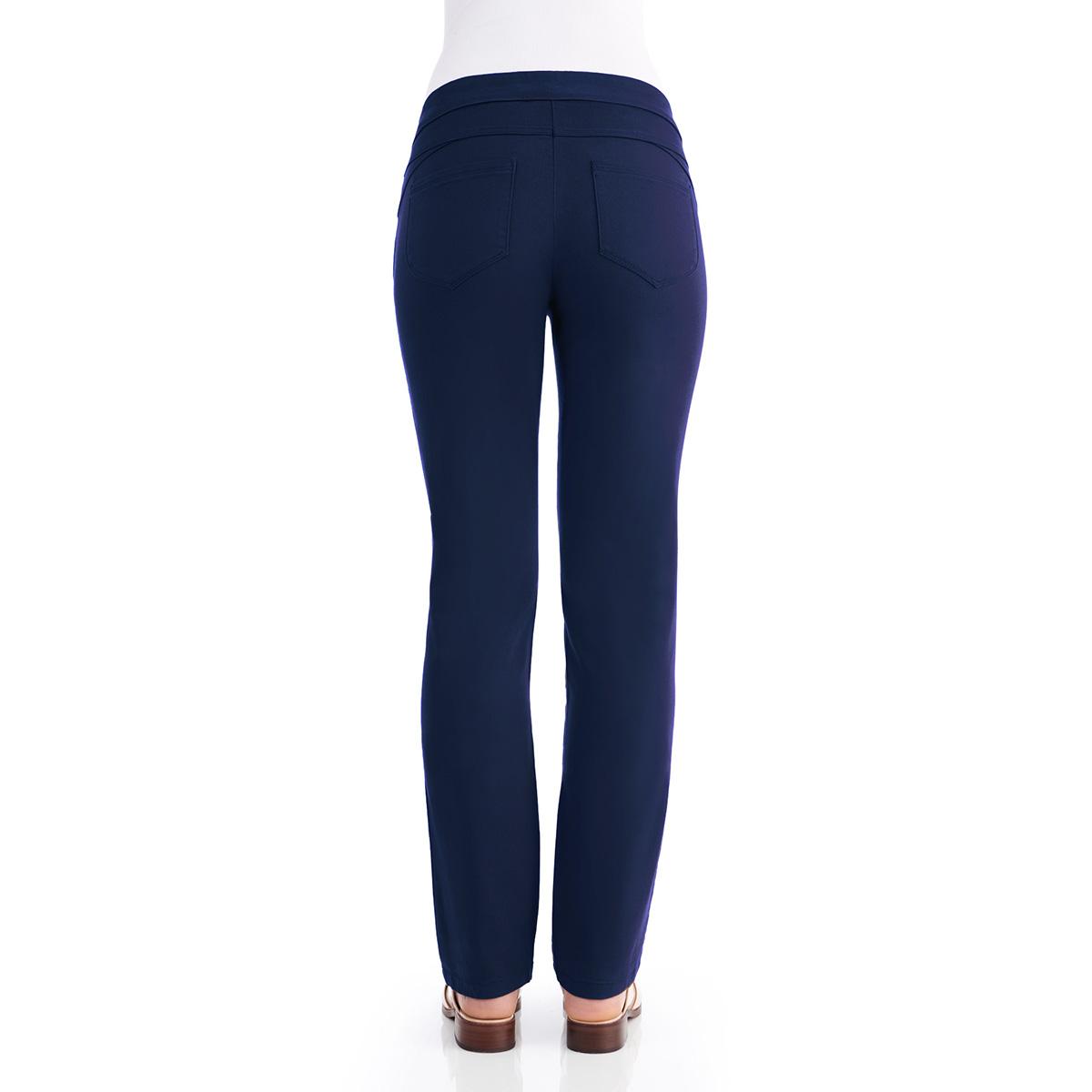 Plus Size Napa Valley Cotton Super Stretch Pull on Pant-Short