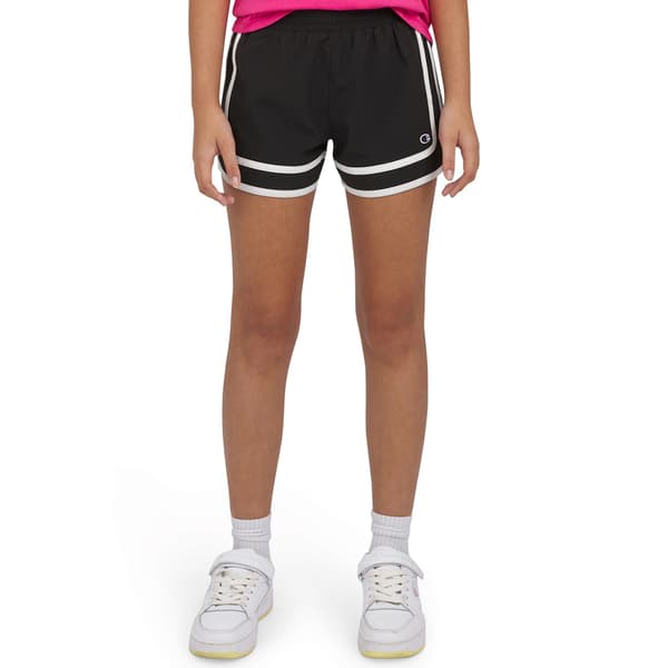 Girls &#40;7-16&#41; Champion&#40;R&#41; Solid Varsity Shorts with Contrasting Trim - image 
