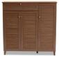Baxton Studio Coolidge 11 Shelf Wooden Shoe Storage Cabinet - image 5