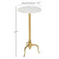 9th & Pike&#174; Marble Contemporary Accent Table - image 5