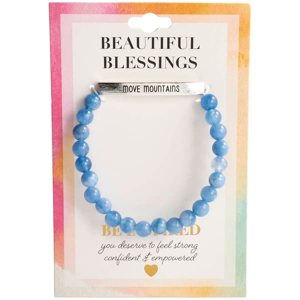 Moving Mountains Blue Stretch Bracelet - image 