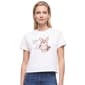Womens Wildfox Short Sleeve Cocktail Hour Jamie Graphic Tee - image 1