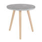 9th & Pike&#40;R&#41; Fiber Clay And Beech Wood Accent Table - image 1