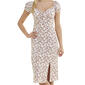 Juniors Madden Girl Challis Floral Puff Sleeve Midi Dress - image 4