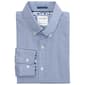 Mens Denim & Floral Long Sleeve Dress Shirt - Blue/White - image 1
