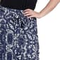 Plus Size NY Collection Pull On Side Tie ITY Skirt - Navy Skyte - image 4