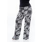 Plus Size White Mark Palazzo Print Pants - image 1