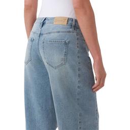 Womens Seven7 Cropped Pieced Dart Barrel Jeans