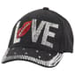 Womens Madd Hatter Love Bling Stones Baseball Cap - image 1