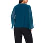 Plus Size MSK Embellished Flutter Sleeve Blouse - image 2