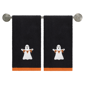 Avanti Ghost Boo Halloween 2pk. Embroidered Hand Towels - image 2
