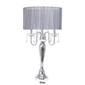 Elegant Designs Romantic Sheer Shade Hanging Crystals Table Lamp - image 8