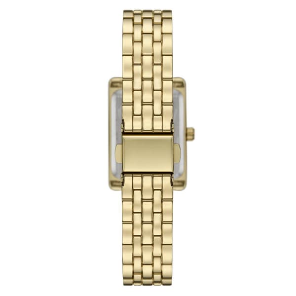 Womens Folio Gold-Tone Watch/Bracelet/Wallet Set - FMDFL2087