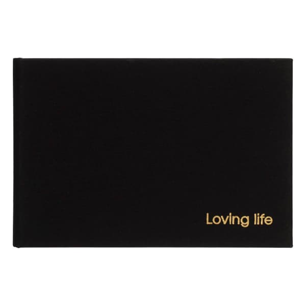 Malden Loving Life 1-Up Black Brag Book