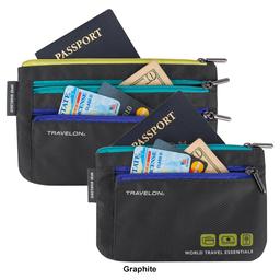 Travelon World Travel Essentials Set of 2 Organizers