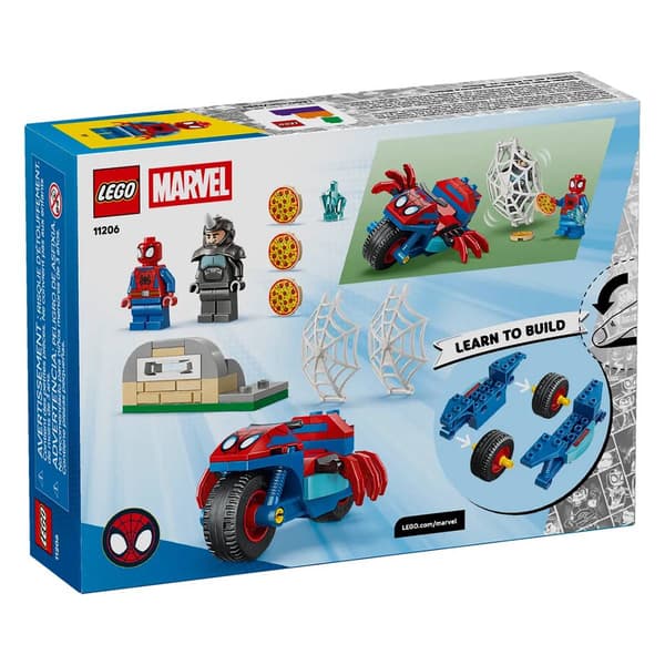 LEGO® Marvel Spidey Motorcycle vs Rhino Building Kit